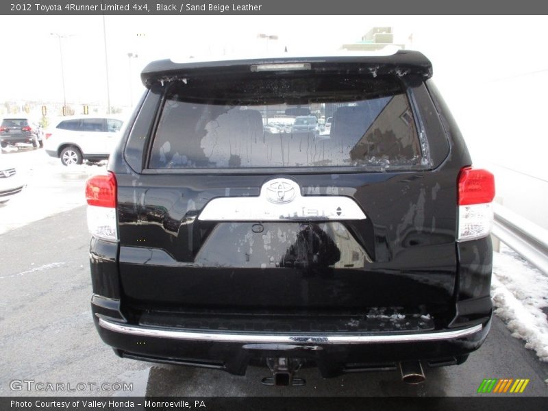 Black / Sand Beige Leather 2012 Toyota 4Runner Limited 4x4