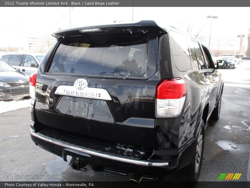 Black / Sand Beige Leather 2012 Toyota 4Runner Limited 4x4