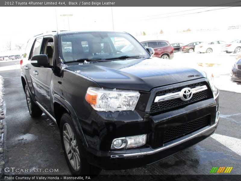 Black / Sand Beige Leather 2012 Toyota 4Runner Limited 4x4