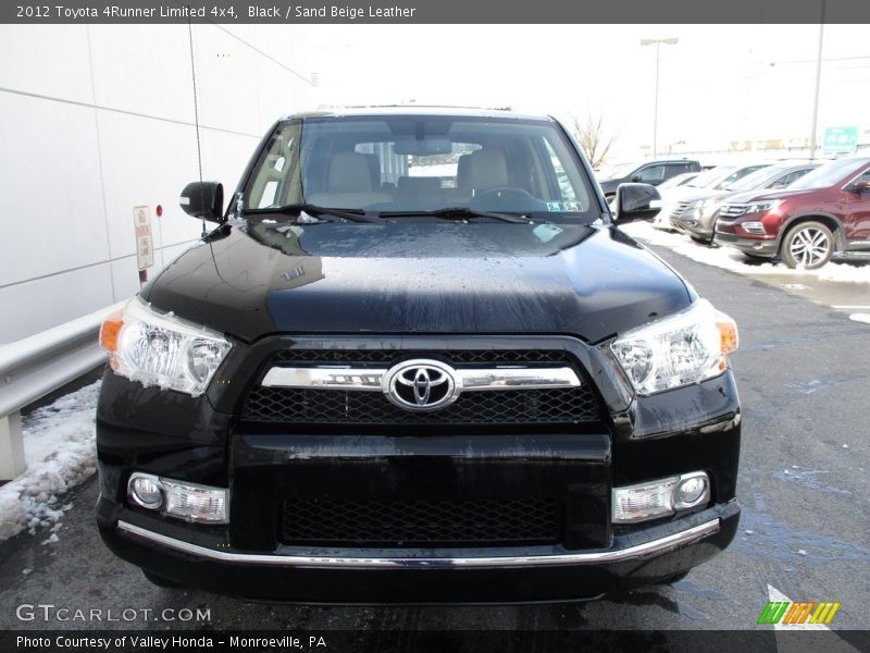 Black / Sand Beige Leather 2012 Toyota 4Runner Limited 4x4