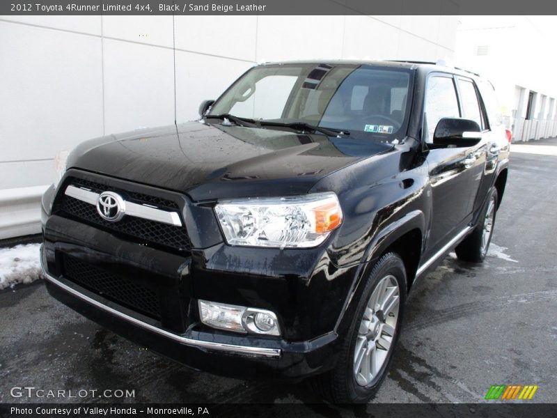 Black / Sand Beige Leather 2012 Toyota 4Runner Limited 4x4