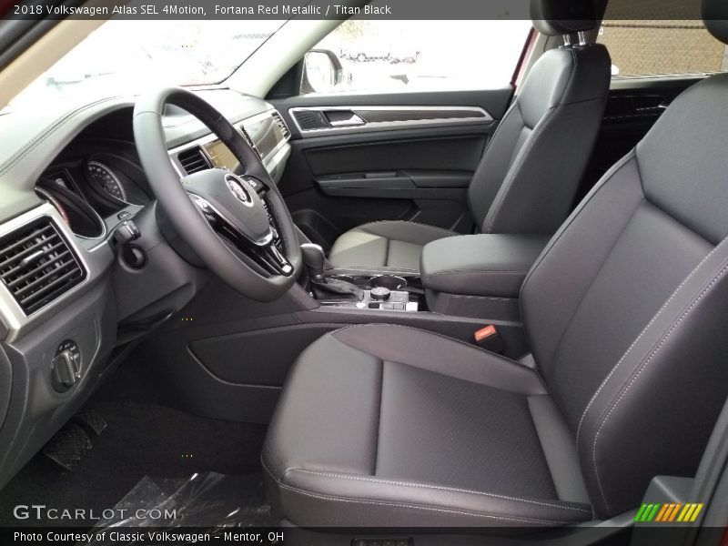 Fortana Red Metallic / Titan Black 2018 Volkswagen Atlas SEL 4Motion