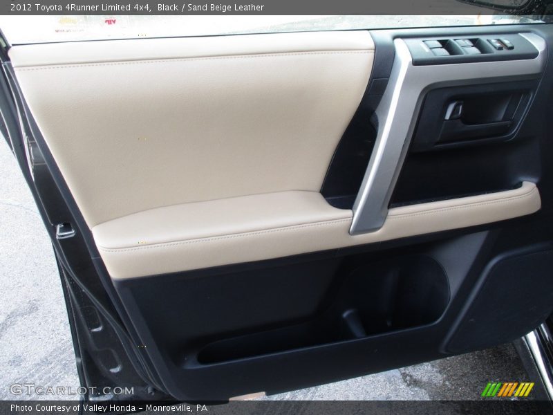 Black / Sand Beige Leather 2012 Toyota 4Runner Limited 4x4
