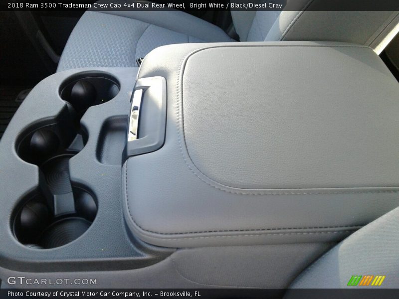 Bright White / Black/Diesel Gray 2018 Ram 3500 Tradesman Crew Cab 4x4 Dual Rear Wheel
