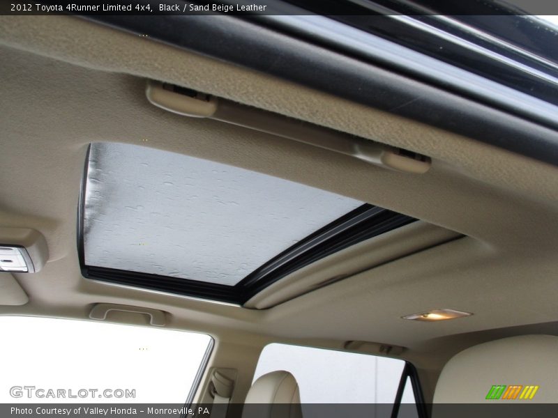 Black / Sand Beige Leather 2012 Toyota 4Runner Limited 4x4