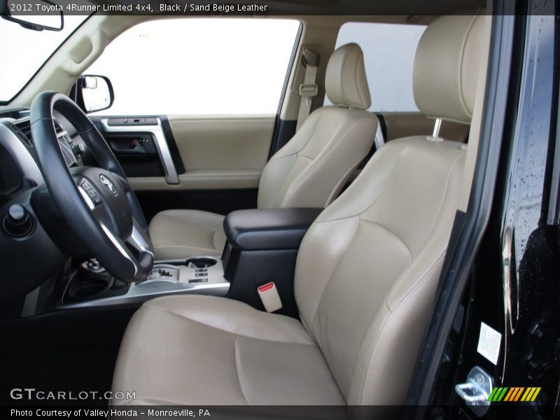 Black / Sand Beige Leather 2012 Toyota 4Runner Limited 4x4