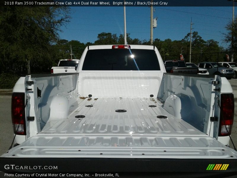 Bright White / Black/Diesel Gray 2018 Ram 3500 Tradesman Crew Cab 4x4 Dual Rear Wheel
