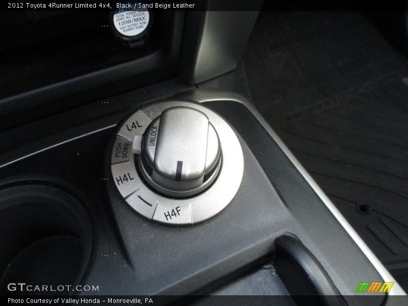 Black / Sand Beige Leather 2012 Toyota 4Runner Limited 4x4