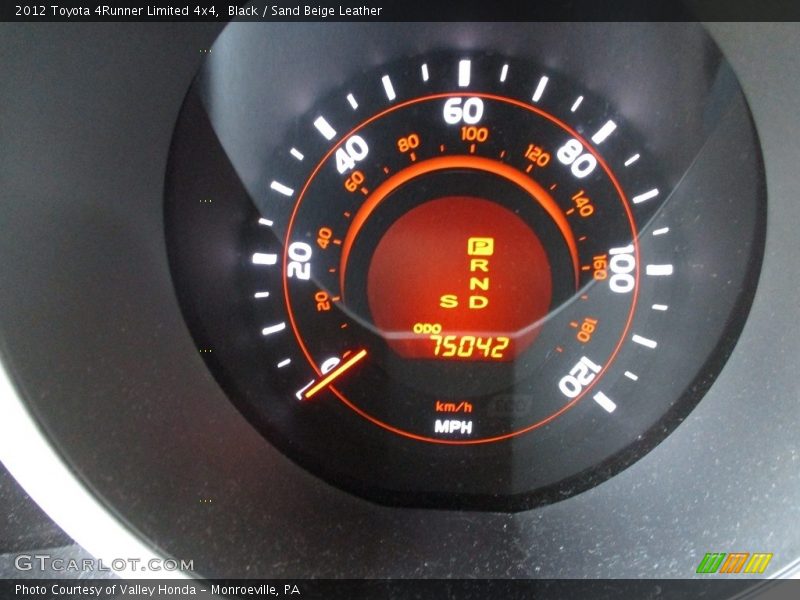 Black / Sand Beige Leather 2012 Toyota 4Runner Limited 4x4