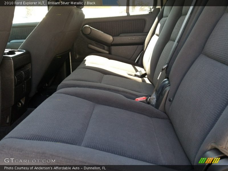 Brilliant Silver Metallic / Black 2010 Ford Explorer XLT