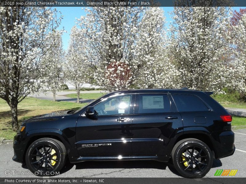  2018 Grand Cherokee Trackhawk 4x4 Diamond Black Crystal Pearl