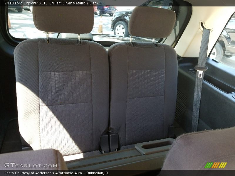 Brilliant Silver Metallic / Black 2010 Ford Explorer XLT