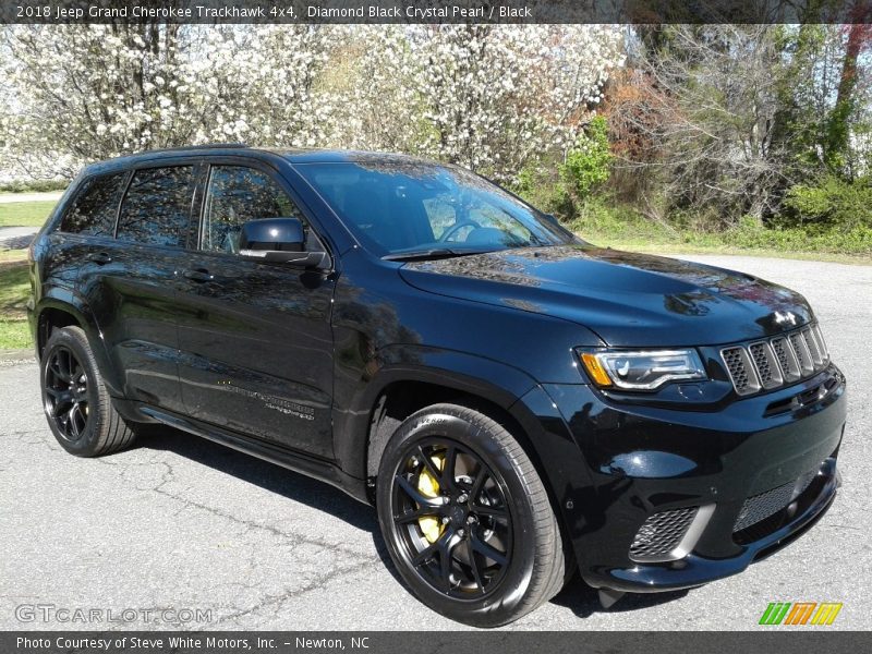 Diamond Black Crystal Pearl / Black 2018 Jeep Grand Cherokee Trackhawk 4x4