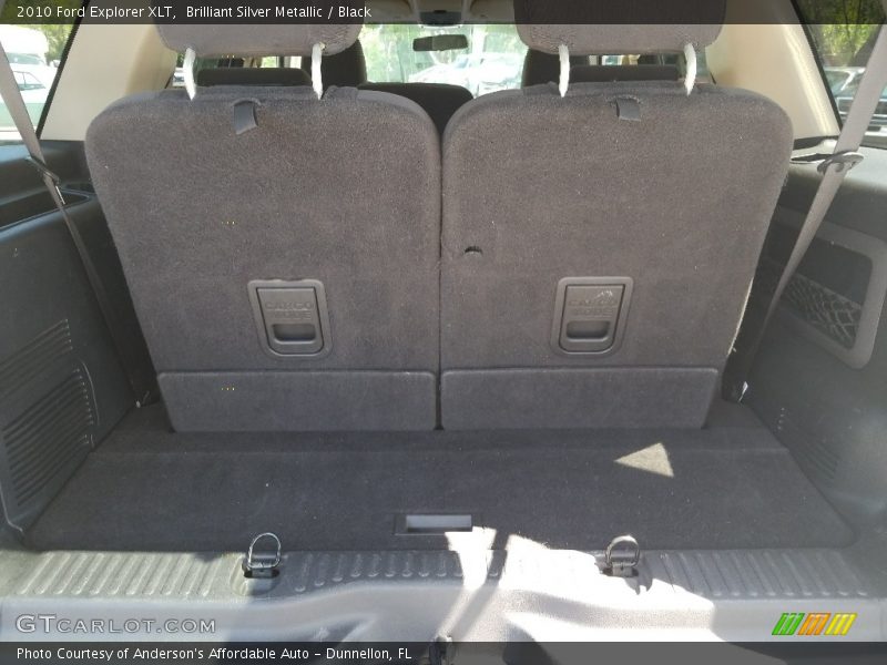Brilliant Silver Metallic / Black 2010 Ford Explorer XLT