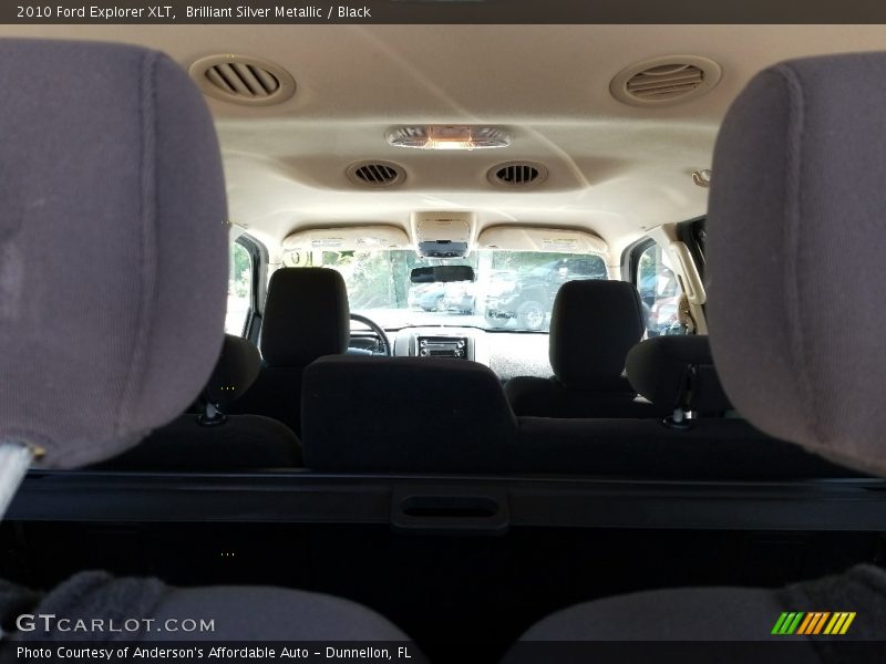 Brilliant Silver Metallic / Black 2010 Ford Explorer XLT