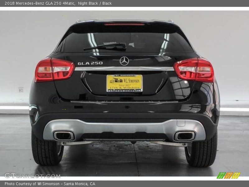 Night Black / Black 2018 Mercedes-Benz GLA 250 4Matic