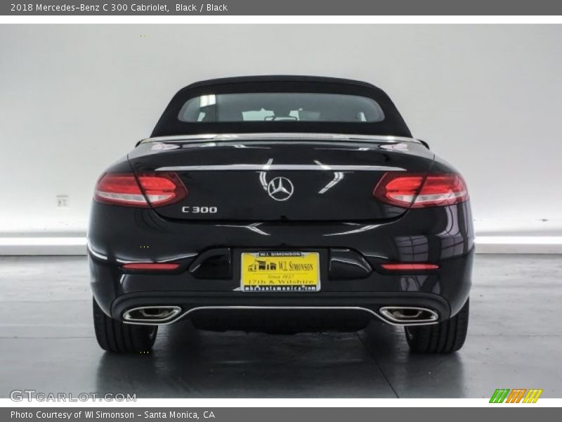 Black / Black 2018 Mercedes-Benz C 300 Cabriolet