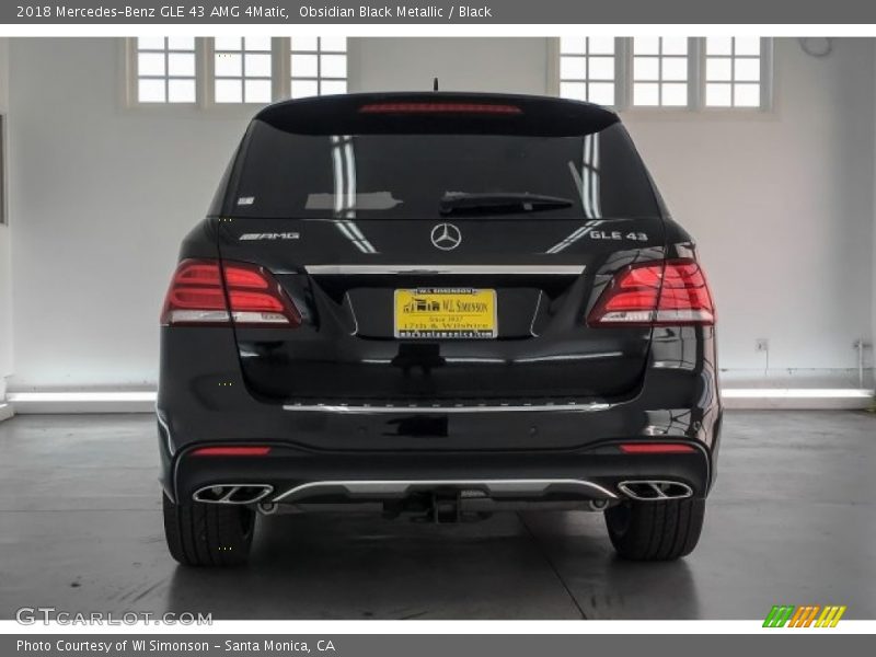 Obsidian Black Metallic / Black 2018 Mercedes-Benz GLE 43 AMG 4Matic