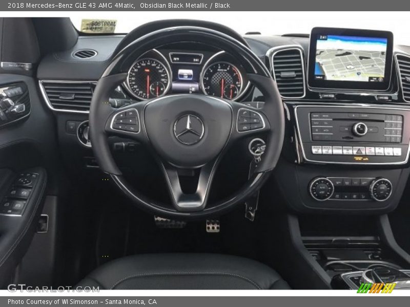 Dashboard of 2018 GLE 43 AMG 4Matic