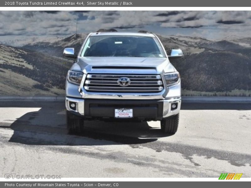 Silver Sky Metallic / Black 2018 Toyota Tundra Limited CrewMax 4x4