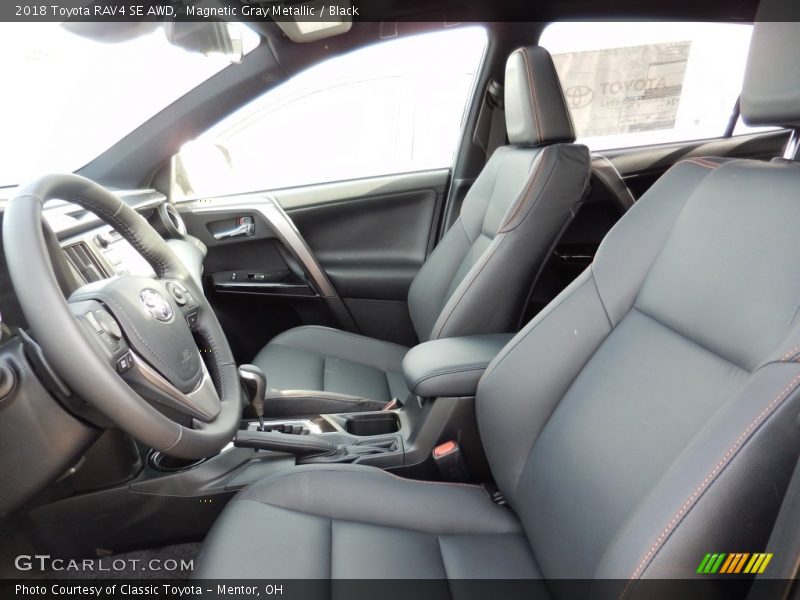 Magnetic Gray Metallic / Black 2018 Toyota RAV4 SE AWD