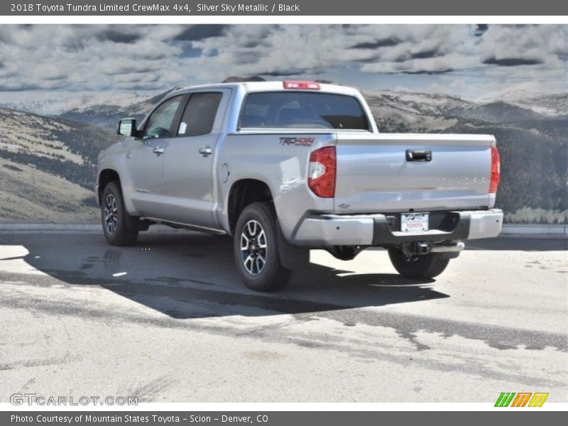 Silver Sky Metallic / Black 2018 Toyota Tundra Limited CrewMax 4x4