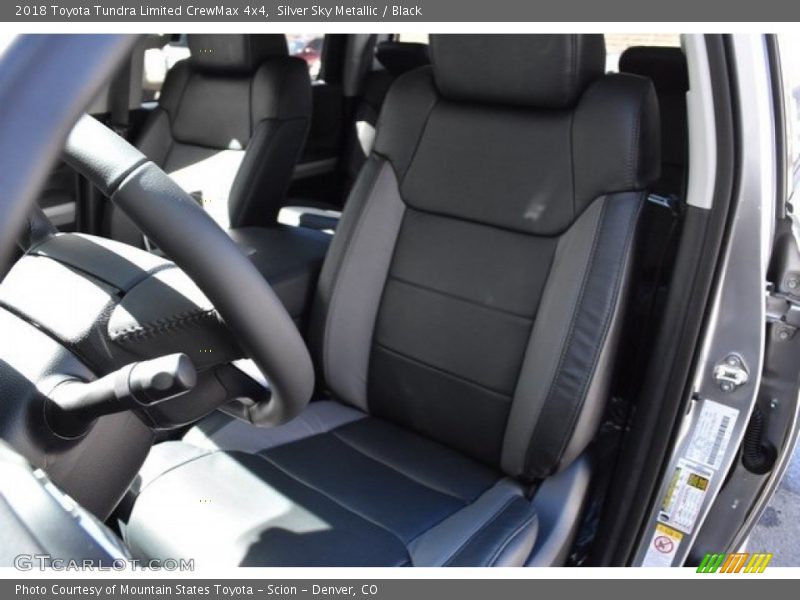 Silver Sky Metallic / Black 2018 Toyota Tundra Limited CrewMax 4x4