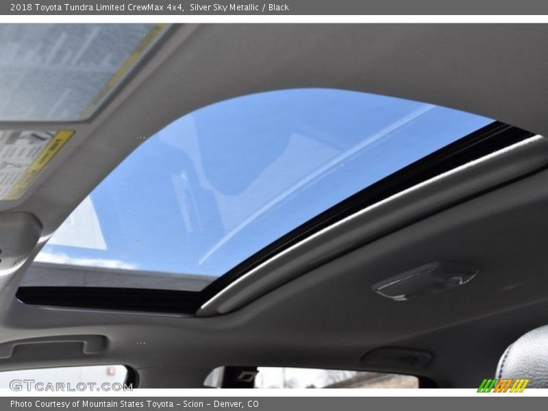Silver Sky Metallic / Black 2018 Toyota Tundra Limited CrewMax 4x4