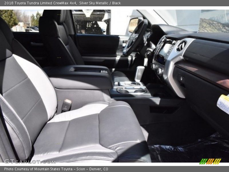 Silver Sky Metallic / Black 2018 Toyota Tundra Limited CrewMax 4x4