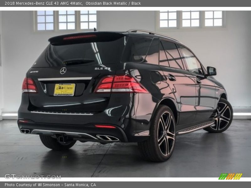 Obsidian Black Metallic / Black 2018 Mercedes-Benz GLE 43 AMG 4Matic