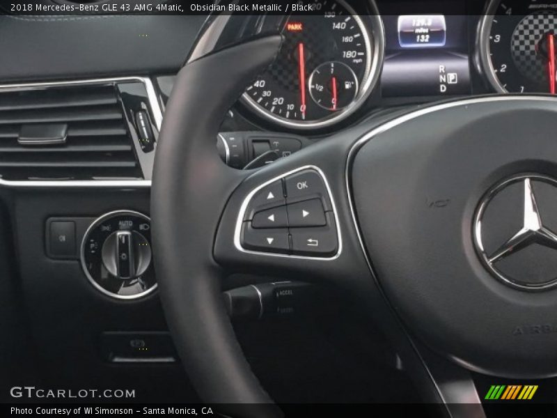 Obsidian Black Metallic / Black 2018 Mercedes-Benz GLE 43 AMG 4Matic