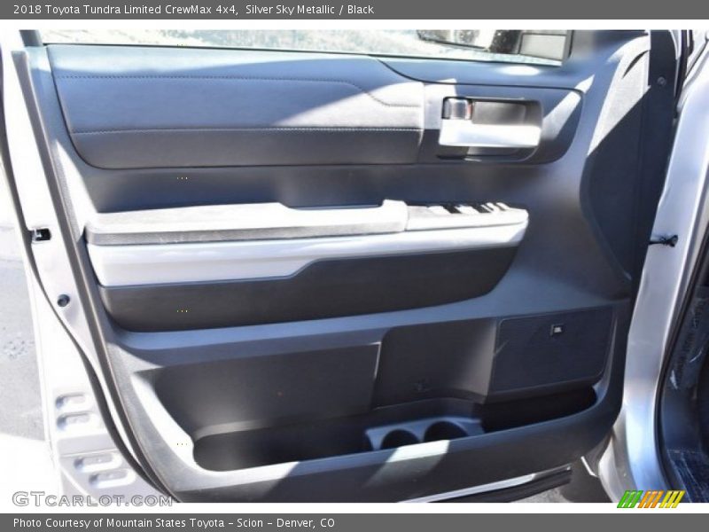 Silver Sky Metallic / Black 2018 Toyota Tundra Limited CrewMax 4x4