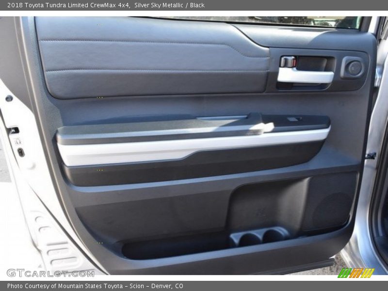 Silver Sky Metallic / Black 2018 Toyota Tundra Limited CrewMax 4x4
