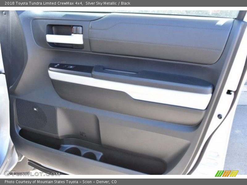 Silver Sky Metallic / Black 2018 Toyota Tundra Limited CrewMax 4x4