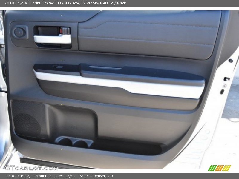 Silver Sky Metallic / Black 2018 Toyota Tundra Limited CrewMax 4x4