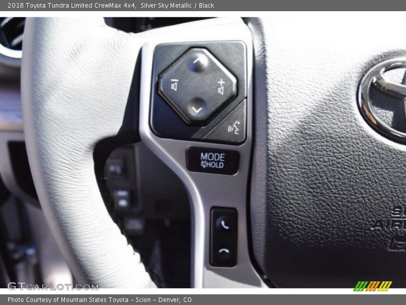 Silver Sky Metallic / Black 2018 Toyota Tundra Limited CrewMax 4x4