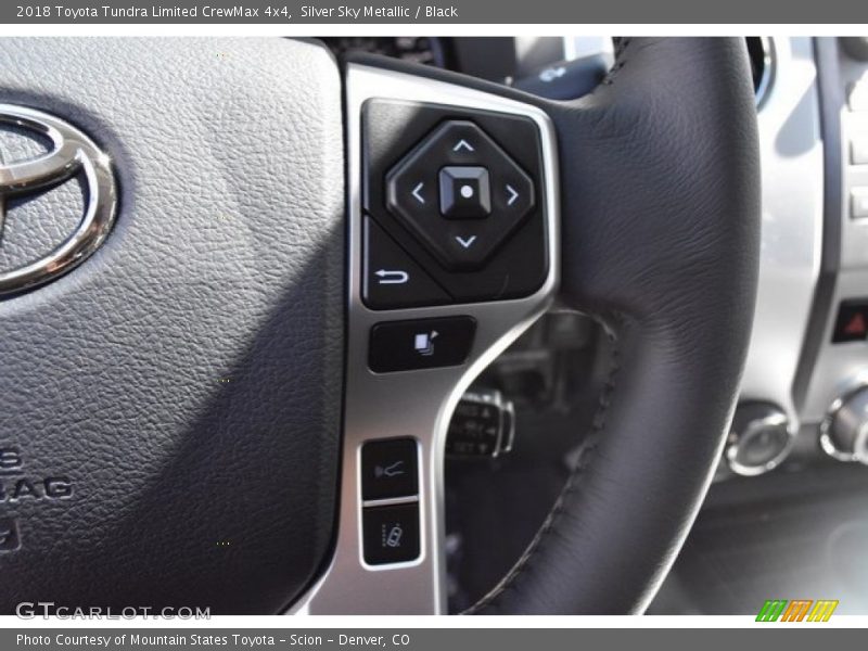Silver Sky Metallic / Black 2018 Toyota Tundra Limited CrewMax 4x4