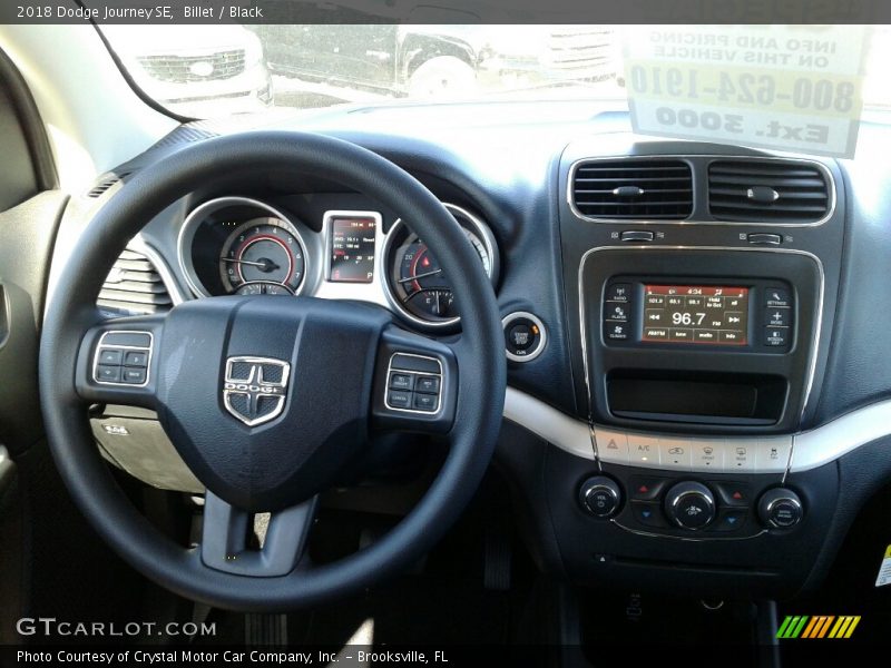 Billet / Black 2018 Dodge Journey SE