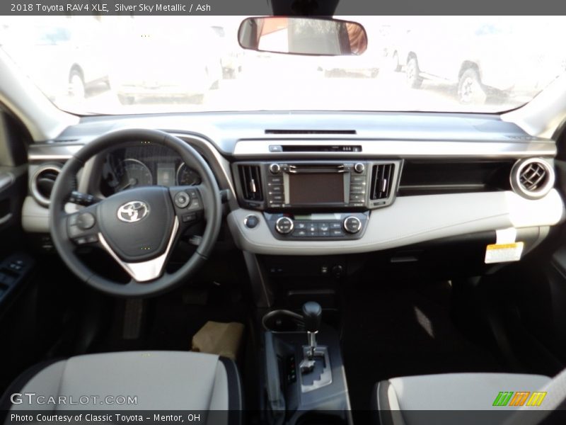 Silver Sky Metallic / Ash 2018 Toyota RAV4 XLE