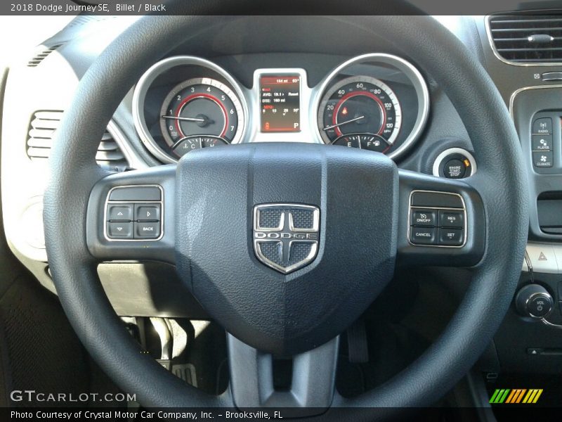 Billet / Black 2018 Dodge Journey SE