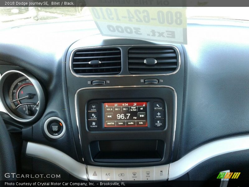 Billet / Black 2018 Dodge Journey SE