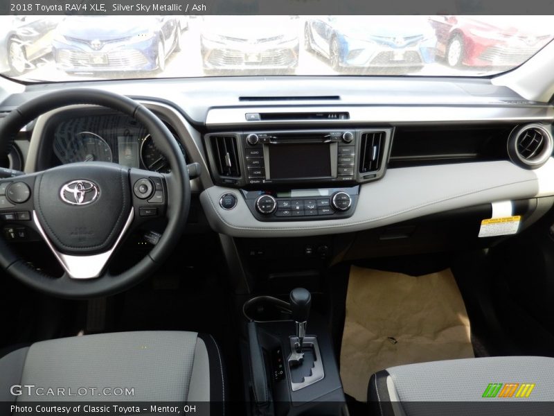 Silver Sky Metallic / Ash 2018 Toyota RAV4 XLE