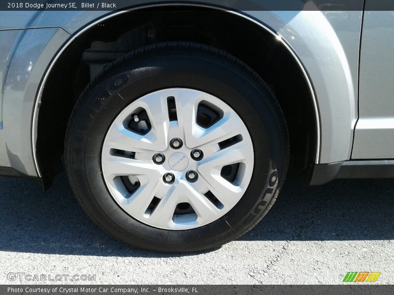 Billet / Black 2018 Dodge Journey SE