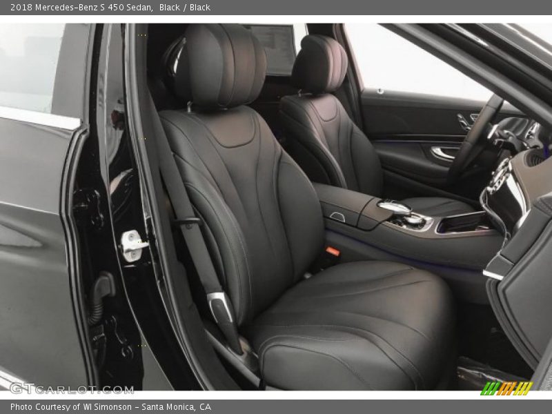 Black / Black 2018 Mercedes-Benz S 450 Sedan