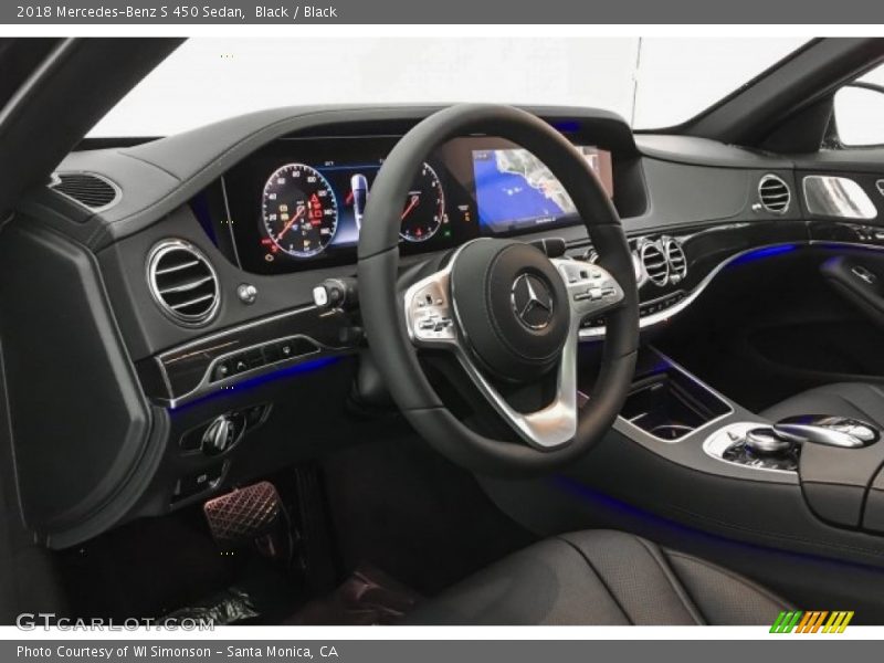 Black / Black 2018 Mercedes-Benz S 450 Sedan