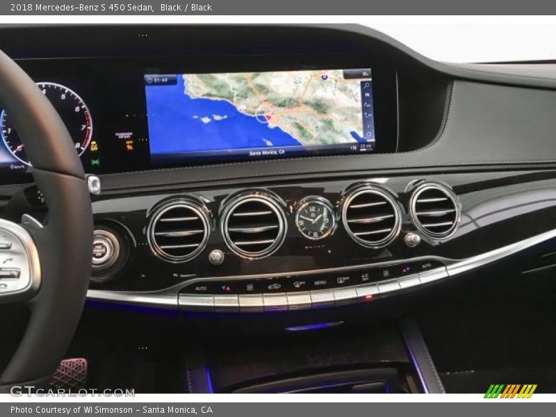 Black / Black 2018 Mercedes-Benz S 450 Sedan