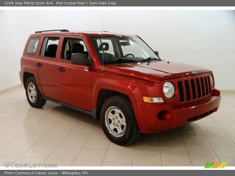 Red Crystal Pearl / Dark Slate Gray 2008 Jeep Patriot Sport 4x4