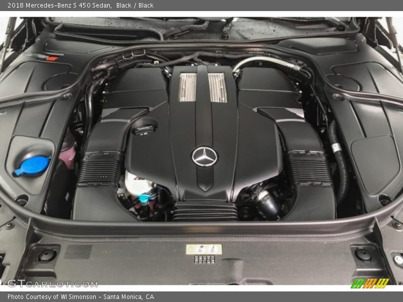 Black / Black 2018 Mercedes-Benz S 450 Sedan