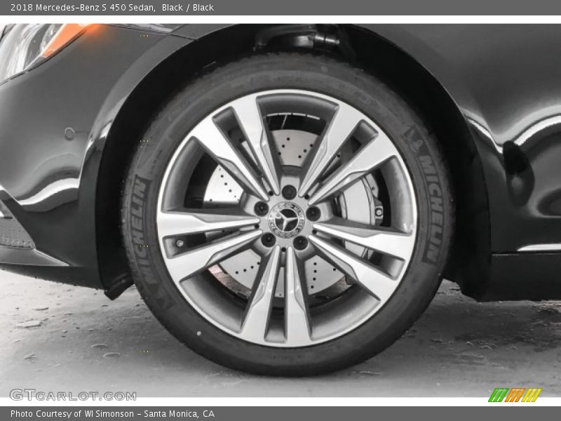 Black / Black 2018 Mercedes-Benz S 450 Sedan