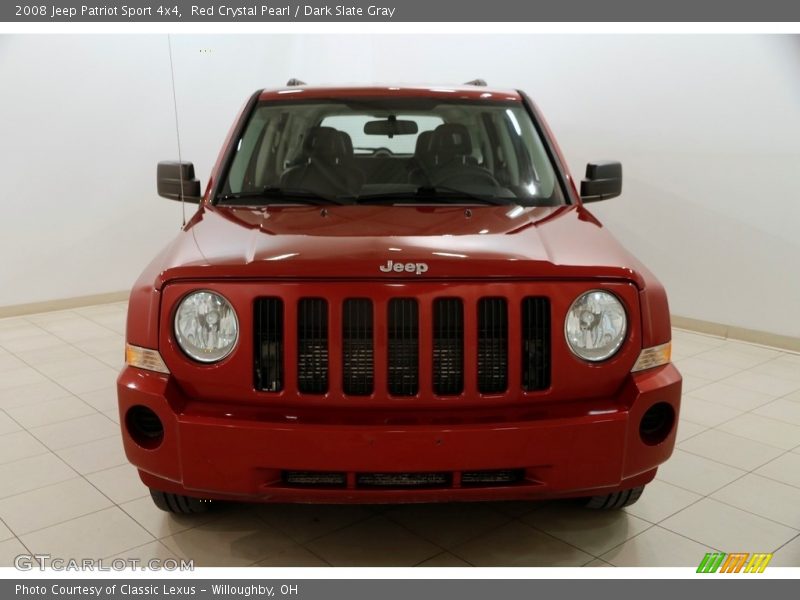 Red Crystal Pearl / Dark Slate Gray 2008 Jeep Patriot Sport 4x4